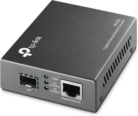 TP-Link MC220L Gigabit SFP Medya Çevirici (Media Converter)