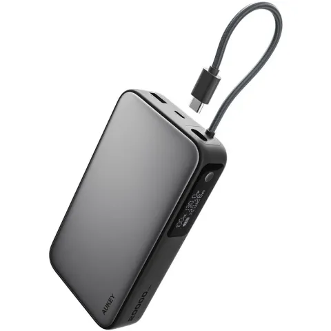 Aukey PB-Y48-GY 100W 20000 Mah Pd Dahili Type-C Kablolu Powerbank