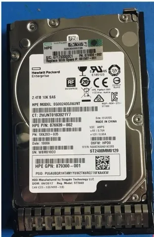HPE 2.4TB SAS 10K SFF BC 512e MV HDD P28352-B21