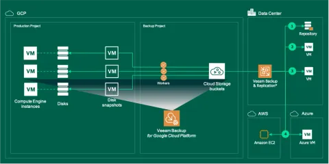 Veeam Backup for Google Cloud (50 Instance, 1 Yıl)