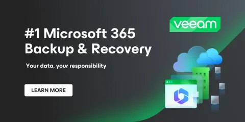 Veeam Backup for Microsoft 365 (500 Kullanıcı, 1 Yıl)