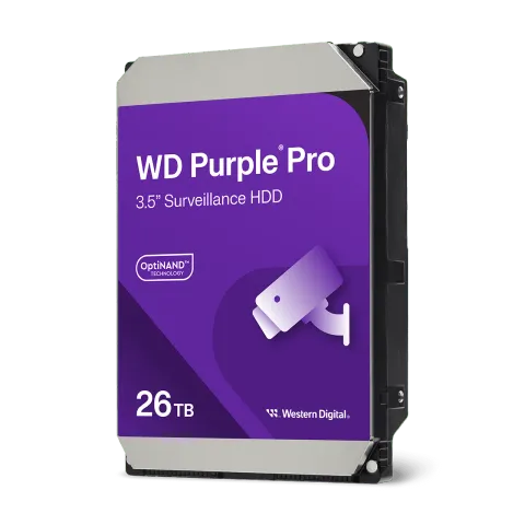 WD Purple Pro 18TB Güvenlik Kamerası Diski (7/24)