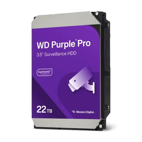 WD Purple Pro 22TB Gözetim Hard Diski