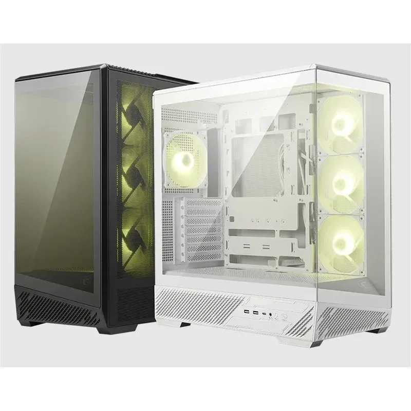 MSI Mag Pano 130R Pz Temperli Cam 3X120MM Reverse Argb 1X120MM Argb Fan ATX Panoramik Gaming Bilgisayar Kasasi