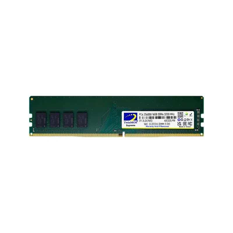 16 GB DDR4 3200MHZ TwinMOS Dt MDD416GB3200D