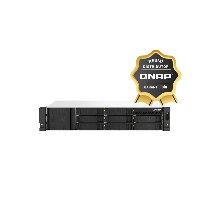 QNAP TS-873AEU-4GB RAM 8 HDD Yuvalı Rack NAS (Resmi Distribütör Garantili)