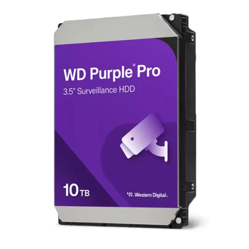 10 TB Wd 3.5 Purple Pro SATA3 7200RPM 512MB 7/24 Guvenlık WD102PURP (3 Yıl Resmi Dist Garantili)