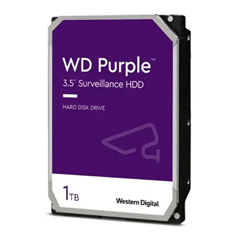 1 TB Wd 3.5 Purple SATA3 5400RPM 64MB 7/24 Guvenlık WD11PURZ (3 Yıl Resmi Dist Garantili)