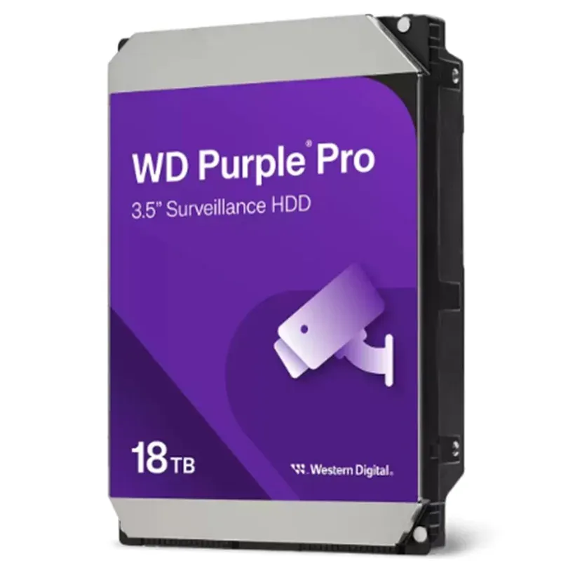 18 TB Wd 3.5 Purple Pro SATA3 7200RPM 512MB 7/24 Guvenlık WD181PURP (3 Yıl Resmi Dist Garantili)