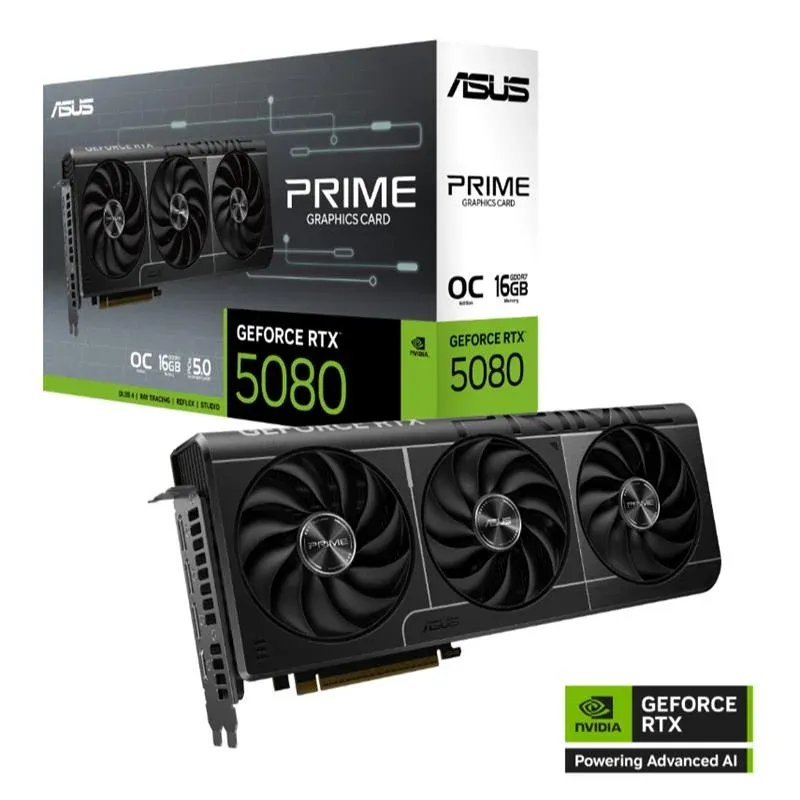 Asus GeForce PRIME-RTX5080-O16G 16GB GDDR7 256BIT 1XHDMI 3XDP Ekran Kartı