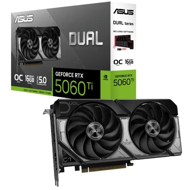 Asus GeForce DUAL-RTX5060TI-O16G 16GB GDDR7 128BIT 1XHDMI 3XDP Ekran Kartı