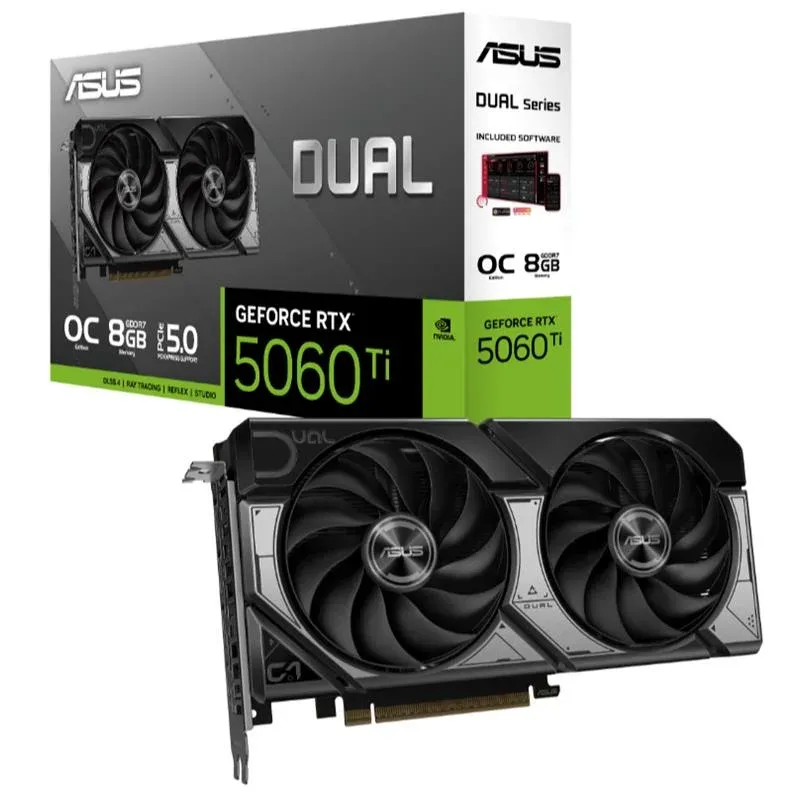 Asus GeForce DUAL-RTX5060TI-O8G 8GB GDDR7 128BIT 1XHDMI 3XDP Ekran Kartı