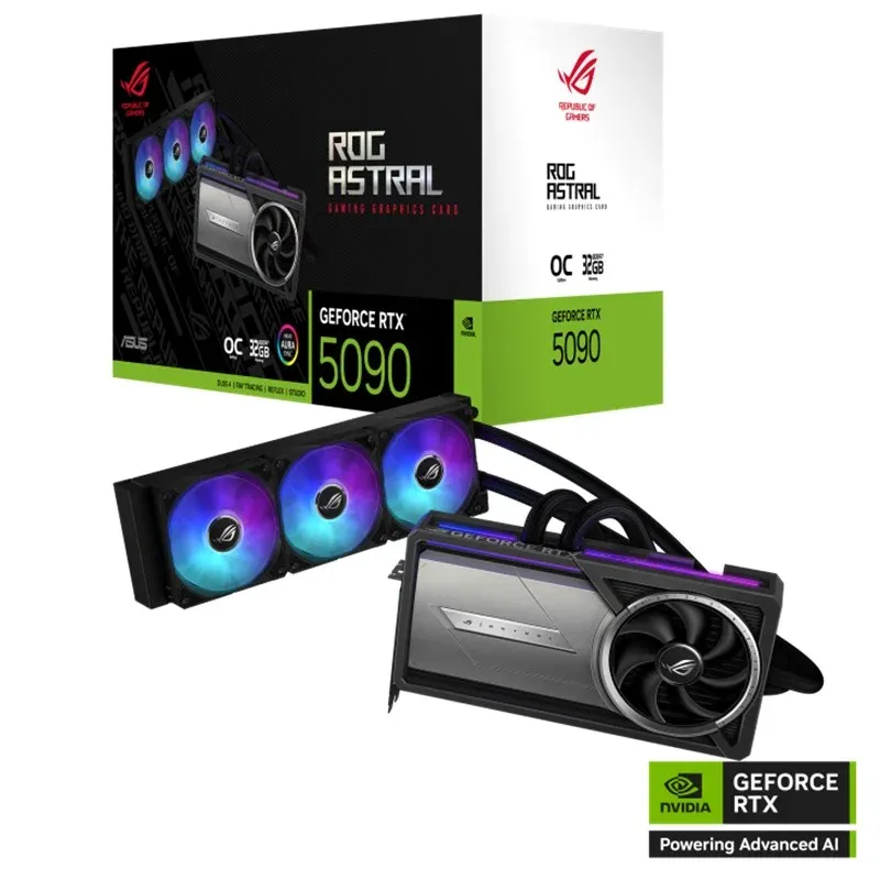 Asus GeForce ROG-ASTRAL-LC-RTX5090-O32G-GAMING 32GB GDDR7 512BIT 2XHDMI 3XDP Ekran Kartı