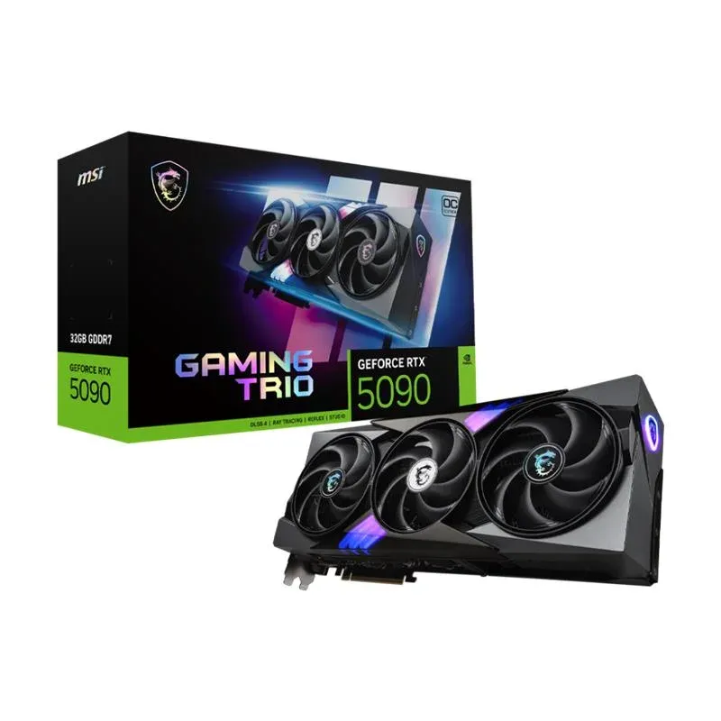 MSI GeForce RTX5090 32G Gaming Trio Oc 32GB GDRR7 512BIT 1XHDMI 3XDP Ekran Kartı