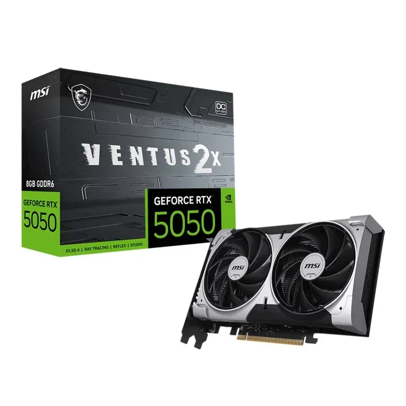 MSI GeForce RTX5050 8G Ventus 2X Oc 8GB GDDR6 128BIT 1XHDMI 3XDP Ekran Kartı