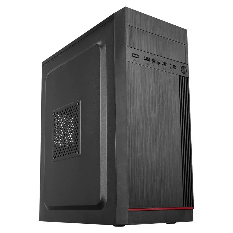 Everest K310 Peak 350W SMD PSU 2*USB2.0+HD Audio Mid-Tower Kompakt Tasarim ATX PC Kasasi