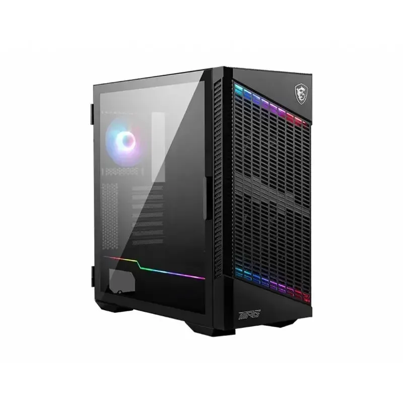 MSI Mpg Velox 100P Airflow Temperli Cam Argb Fan PSU Yok MATX Gaming Kasa