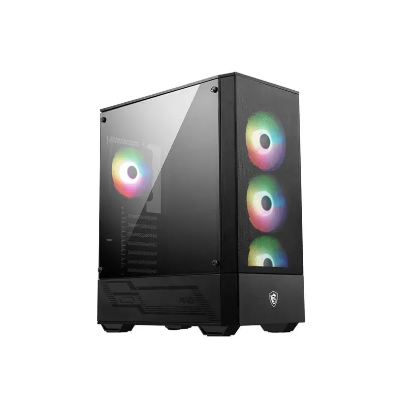MSI Mag Forge 112R Temperlı Cam 3X120MM 1X120MM Argb Fan PSU Yok ATX Gaming Kasa