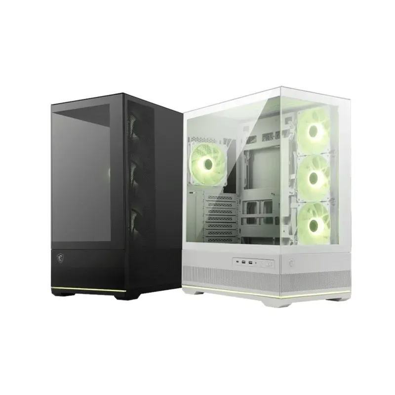 MSI Mag Pano 110R Pz White Temperlı Cam 3X120MM 1X120MM Argb Fan ATX Beyaz Panoramik Gaming Kasa