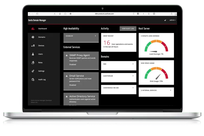 Audinate Dante Domain Manager (Yazılım Lisansı)