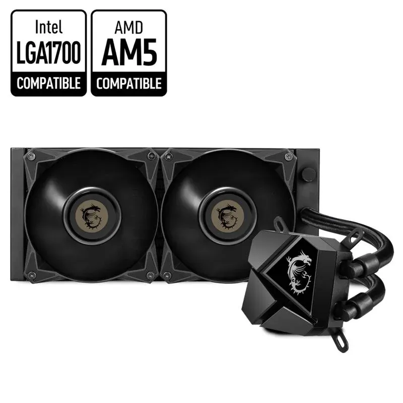 MSI Mag Coreliquid P240 240MM CPU Sıvı Soğutucu (Lga 1150/1151/1155/1156/1200/1700/AM5/AM4 Uyumlu)