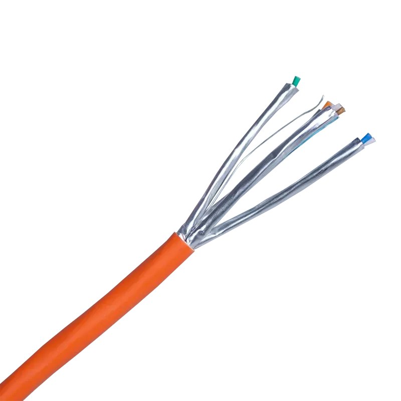 Cat6A U/FTP 10G Ağ Kablosu – 500 Metre Makara (Mavi)