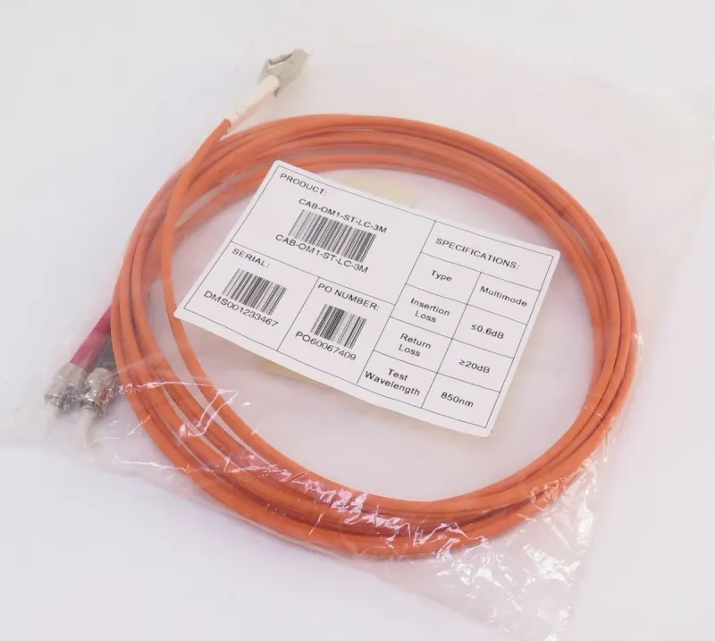 LC-LC Multi-Mode (OM4) Fiber Patch Kablo – 3 Metre