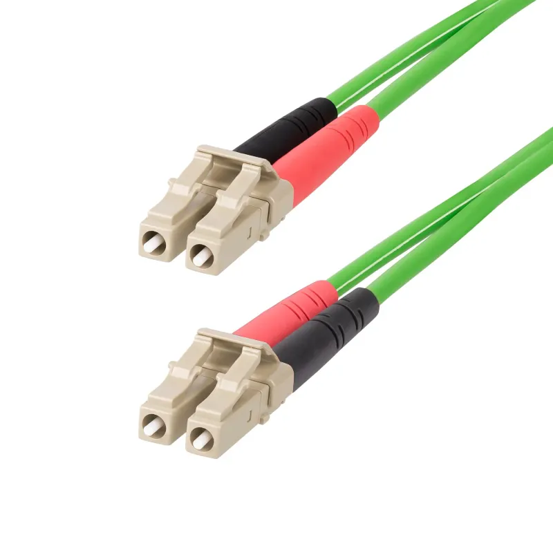 LC-LC OM5 Fiber Patch Kablo – 5 Metre (Lime Green / Limon Yeşili)