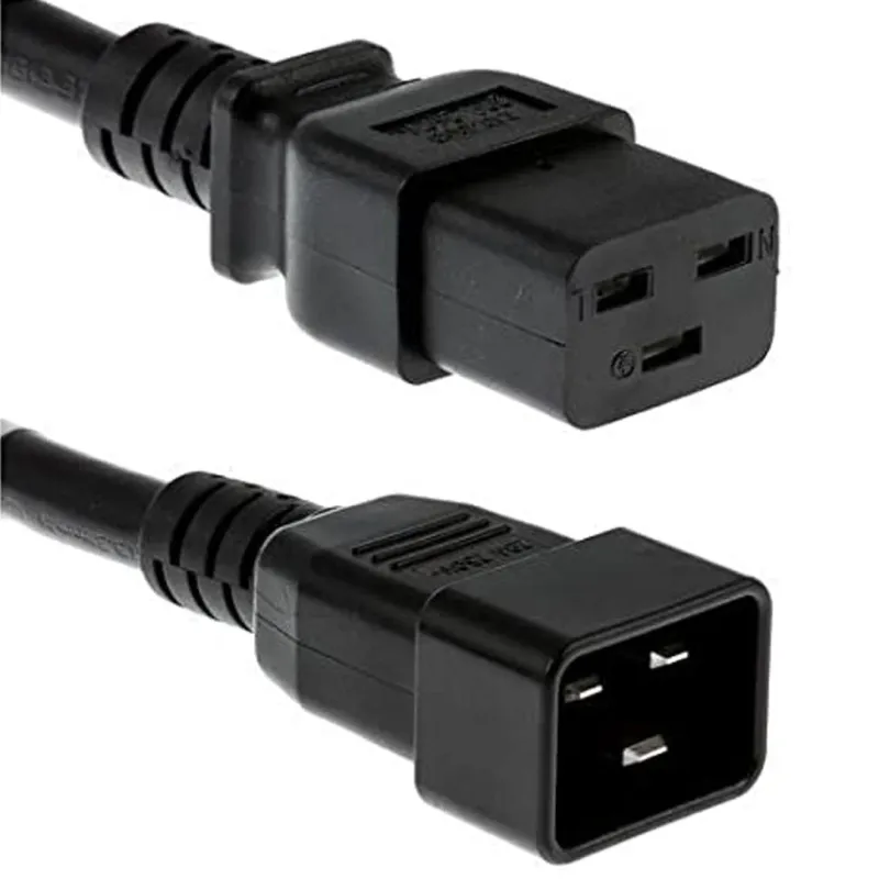 C19 to C20 Sunucu ve UPS Güç Kablosu – 2 Metre