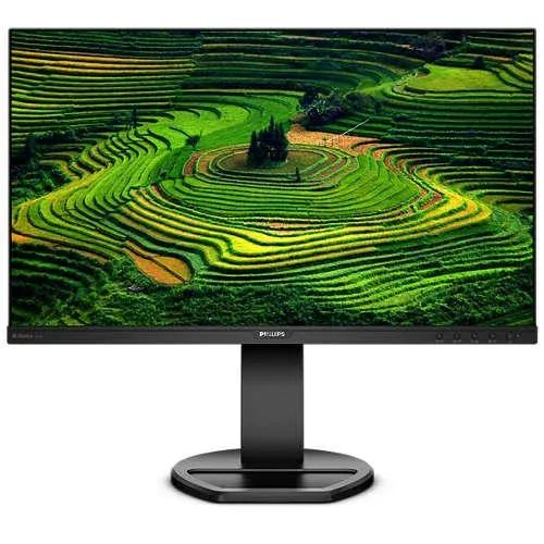 23.8 Philips 241B8QJEB/00 IPS 5MS 75MHZ 1XVGA 1XHDMI 1XDP 1XDVI FHD 1920X1080 USB Hoparlör Yükseklik Ayari VESA Siyah
