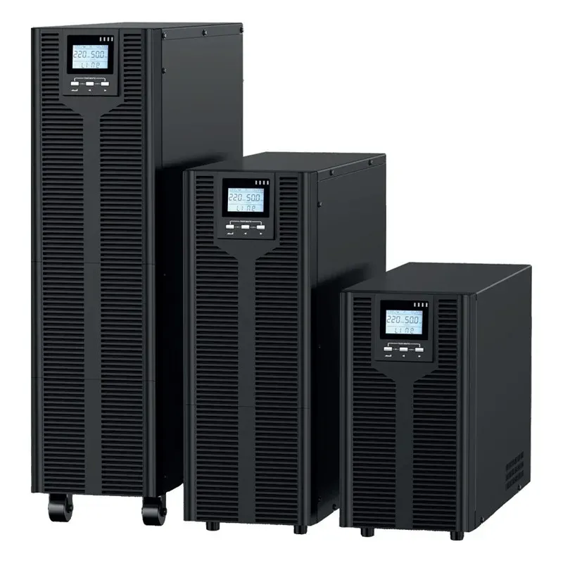 Tescom Teos 320 20KVA 3F/3F (40X7AH) 6/15 Dk LCD Online UPS (Trifaze)