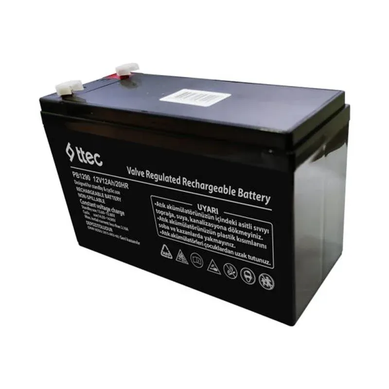 Ttec 12V 7AH Base Bakımsız Kuru Tip Akü