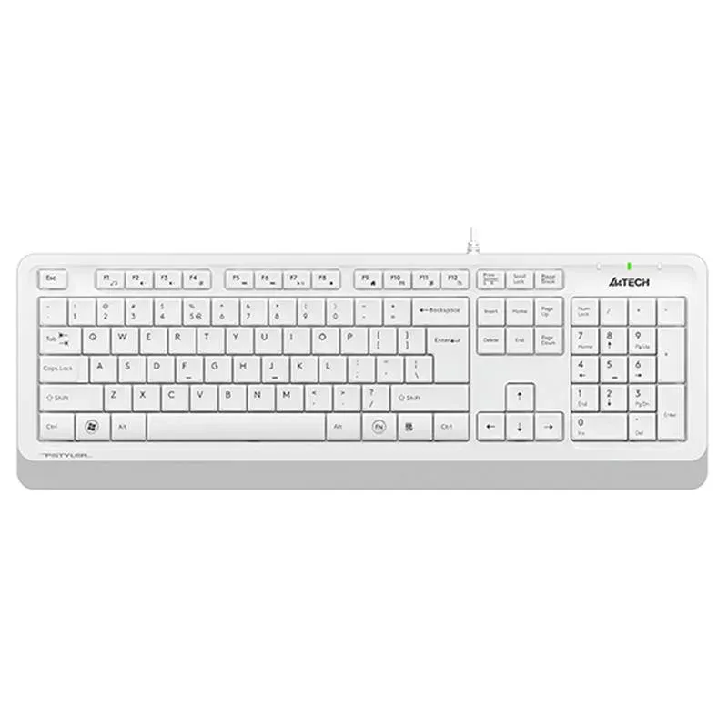 A4 Tech FK10 Q TR MM Beyaz USB Kablolu Klavye