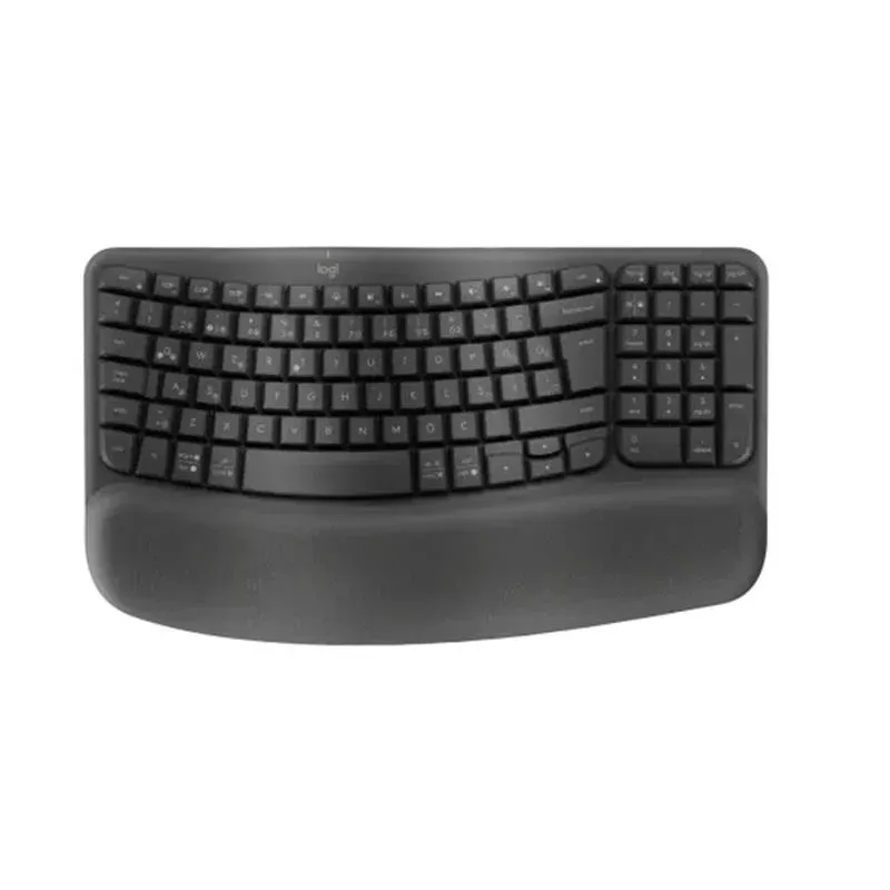 Logitech Wave Keys Kablosuz Ergonomik Klavye Gri 920-012311