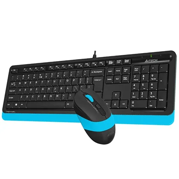 A4 Tech F1010 Q USB Mavi Fn-MM Klv+opt. Mouse 1600