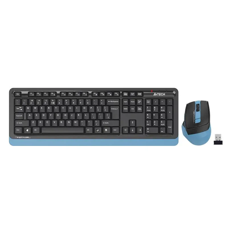 A4 Tech FG1035 Mavi Q MM 2.4G Kablosuz Klavye Mouse Set
