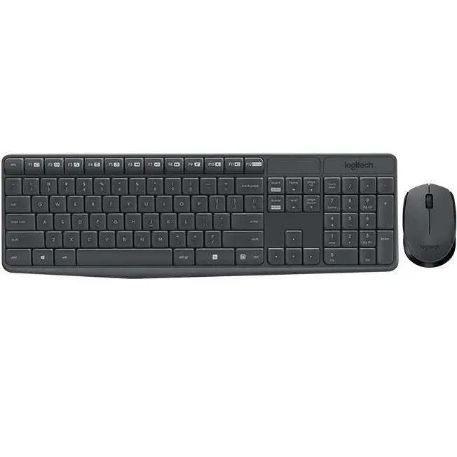 Logitech MK235 Q TR Kablosuz Klavye Mouse Set Gri 920-007925
