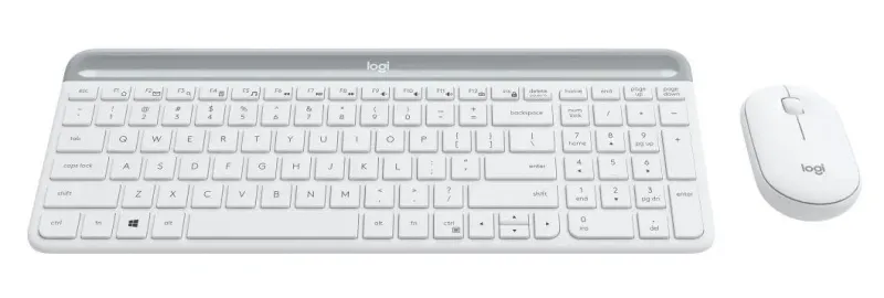 Logitech MK470 Q TR İnce Kablosuz Klavye Mouse Set Beyaz 920-009436