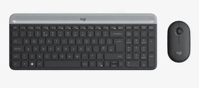 Logitech MK470 Q TR İnce Kablosuz Klavye Mouse Set Siyah 920-009435