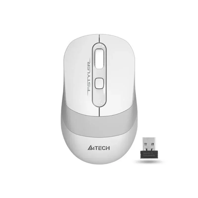 A4 Tech FG10 Beyaz 2.4G Nano 2000DPI Kablosuz Mouse