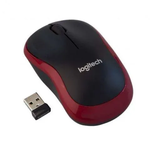 Logitech M185 Kablosuz USB Mouse Kırmızı 910-002237