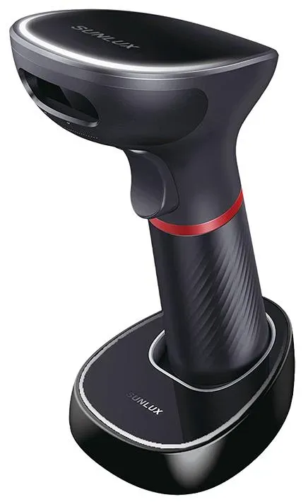 Sunlux XL-9610 2D Karekod Kablosuz USB Barkod Okuyucu + Cradle
