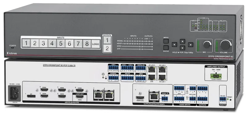 Extron DTP2 CrossPoint 82 Görüntü Sunum Matrisi