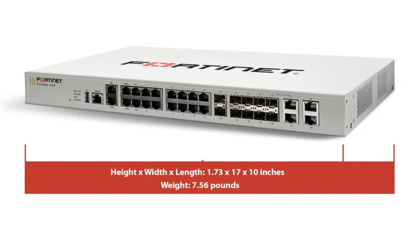 Fortinet FortiGate 100F Hardware Plus 1 Year UTP