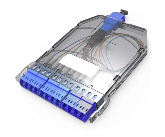 MTP/MPO 12-Core OM4 to LC Duplex Fiber Kaset