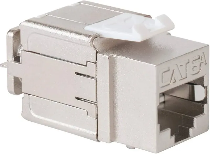 Cat6A FTP Zırhlı Keystone Jack (Aletsiz)