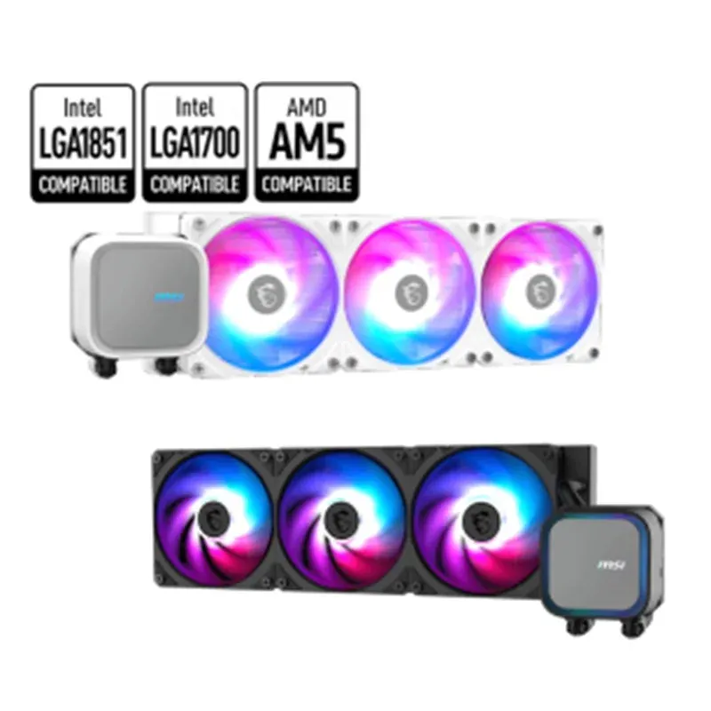 MSI Mag Coreliquid A13 360 360MM White Argb CPU Sıvı Soğutucu (LGA1700/1851/AM5/AM4 Uyumlu)