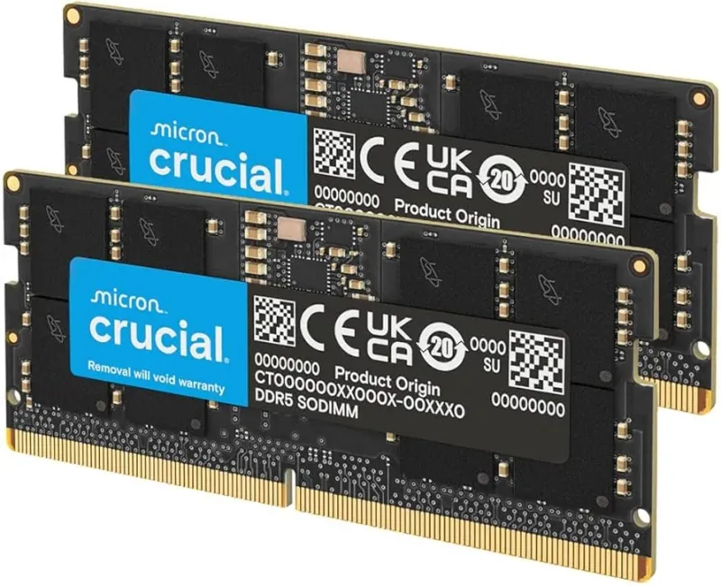 Micron 128GB DDR5 5600MHz ECC RDIMM Server Memory