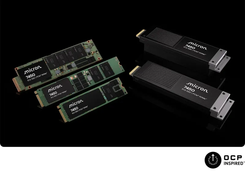Micron 7450 Max 7.68TB U.3 NVMe Kurumsal SSD