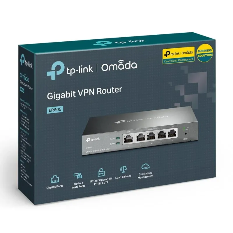 TP-Link Omada TL-ER605 Gigabit Multi-WAN VPN Router